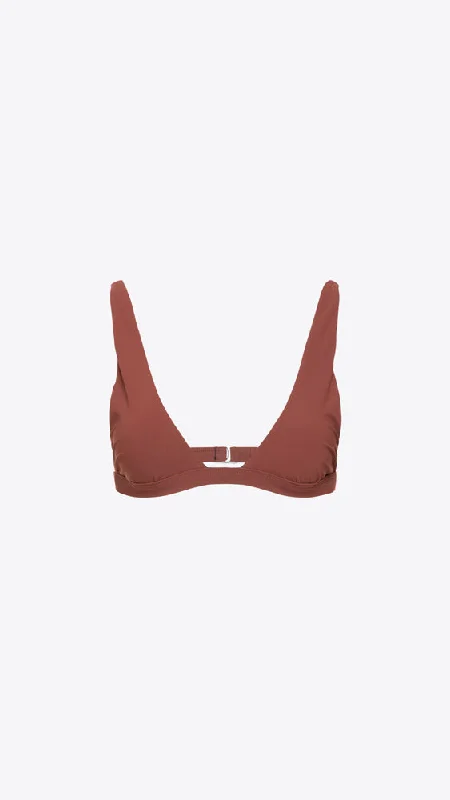 Decollete Top - Umber