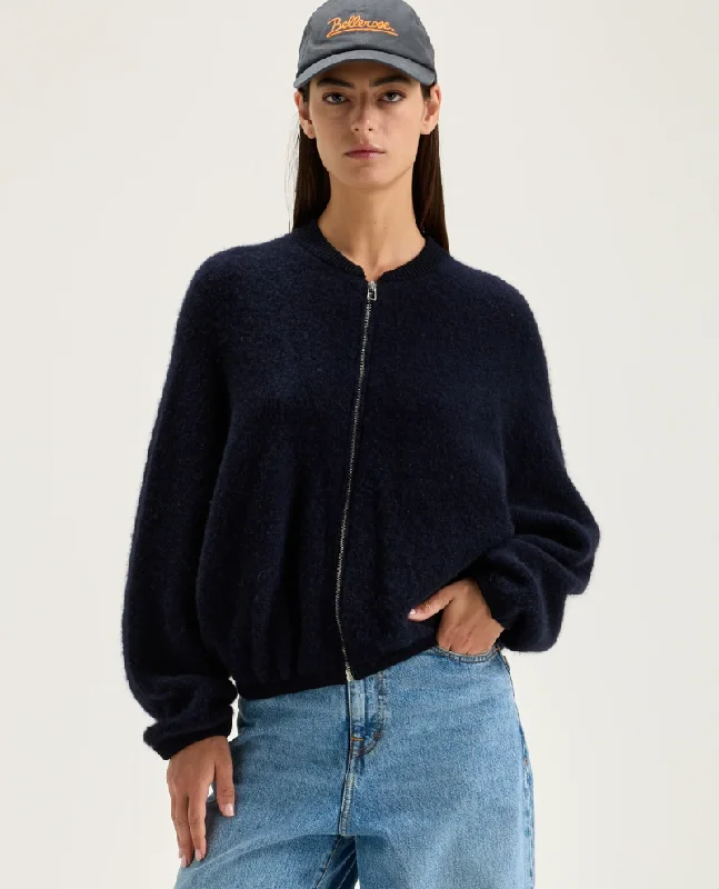 Bellerose Asedi Navy Zip Cardigan