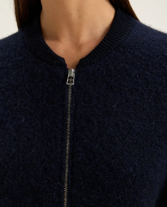 Bellerose Asedi Navy Zip Cardigan