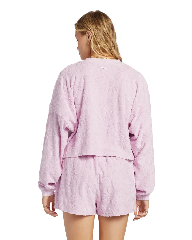 Loosen Up Sweatshirt in Lilac Smoke