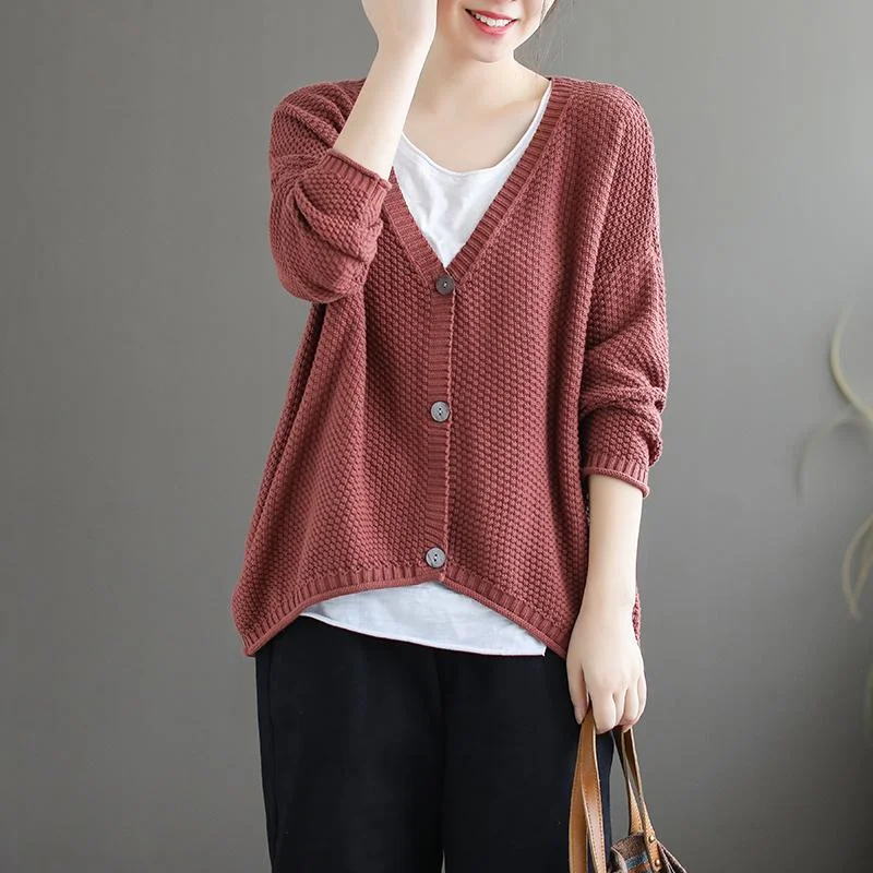 Knitted Corn Kernels Long Sleeve Sweater