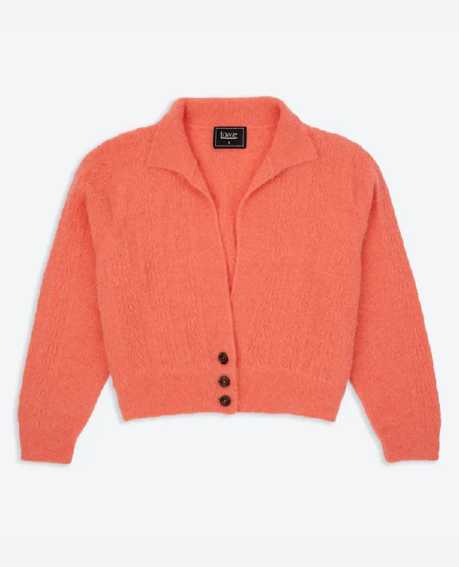 Lowie Alpaca Lacey Peachy Knit