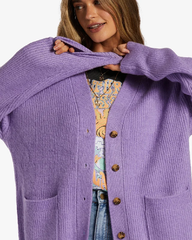 So Chill Cardigan - Lilac Breeze