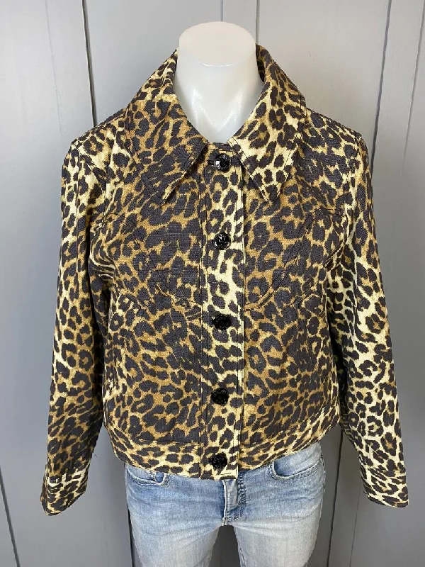 Animal print Ganni Jackets, 10