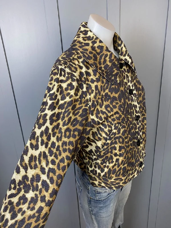 Animal print Ganni Jackets, 10