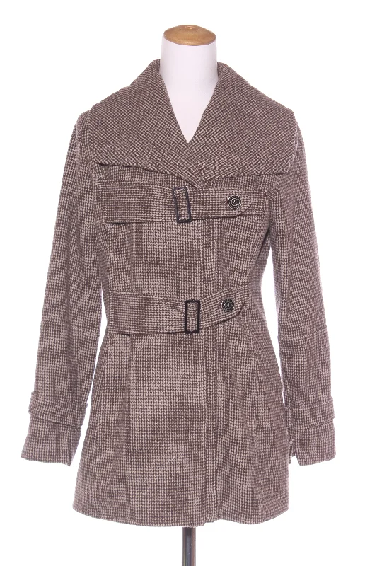 AUGUSTINE (LN) Wool blend houndstooth coat! 10