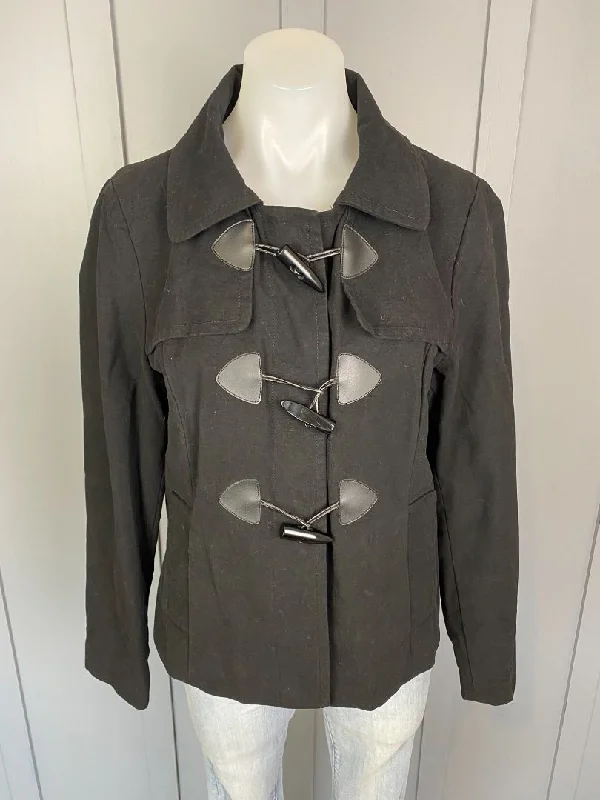 Black Laura Ashley Duffle jacket, 12