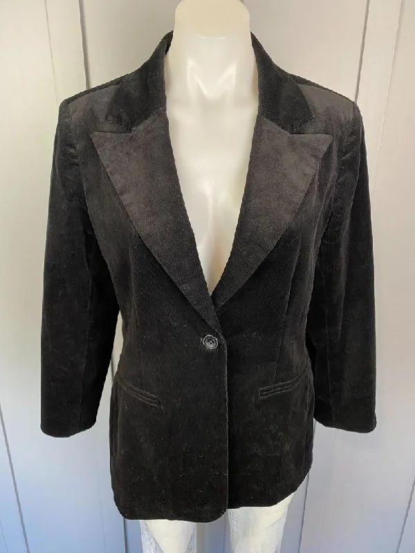 Black velvet Vassalli Blazer, 10