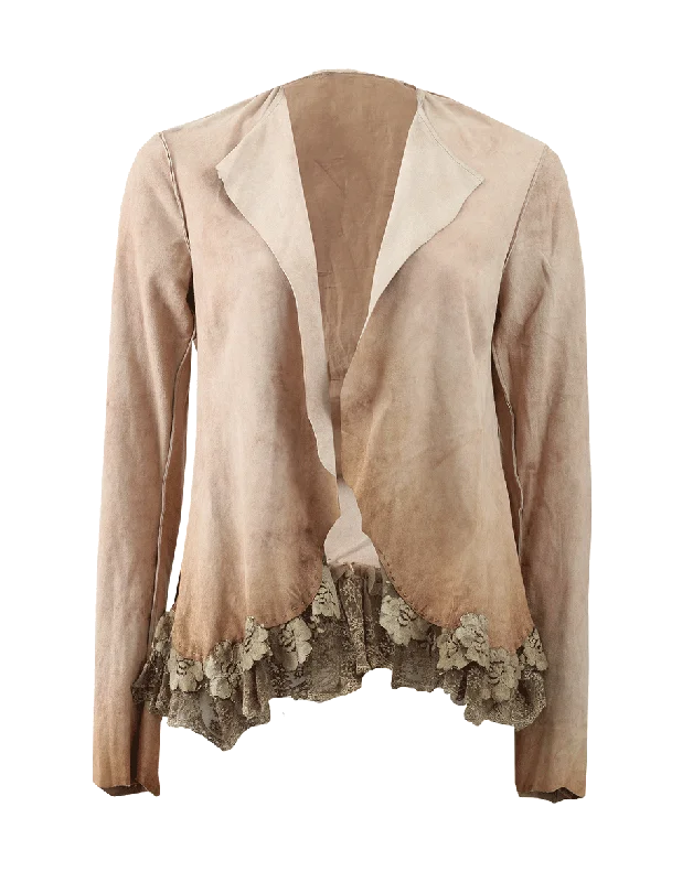 Bolero With Lace Hem