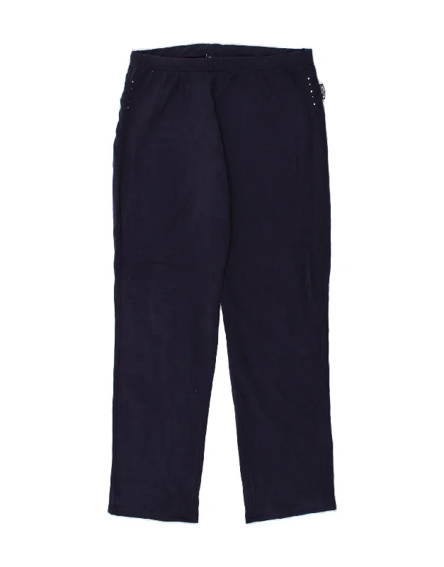 CHAMPION Womens Comfort Fit Tracksuit Trousers UK 16 Large Navy Blue