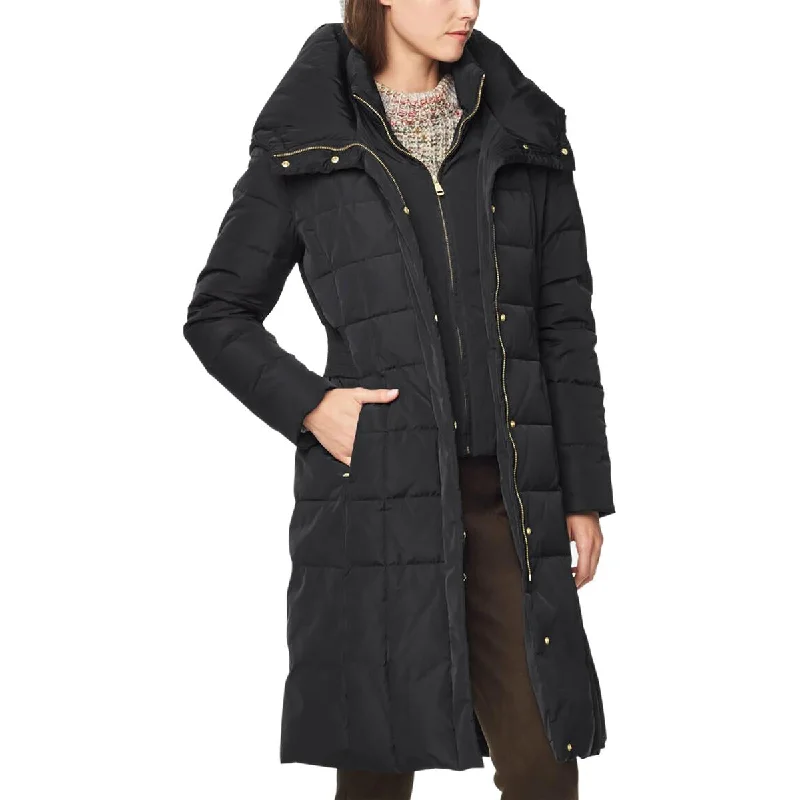 Cole Haan Womens Signature Quilted Down Puffer Jacket