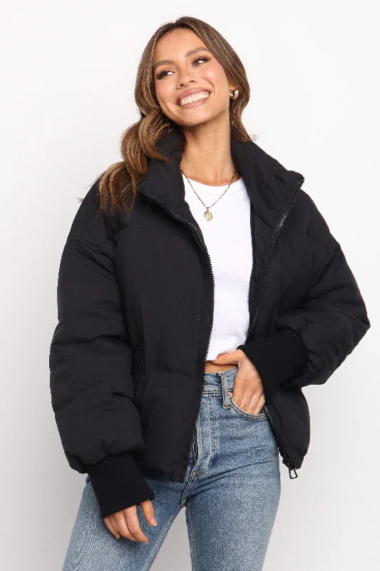 Edric Puffer Jacket - Black