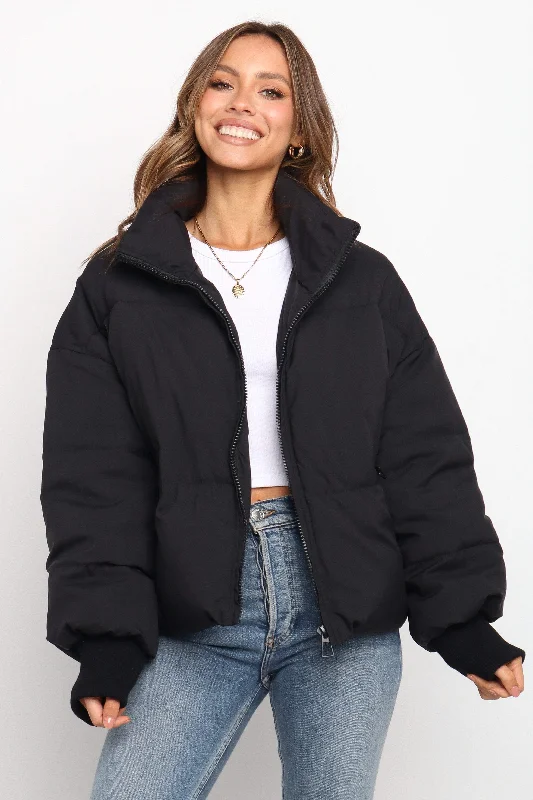 Edric Puffer Jacket - Black