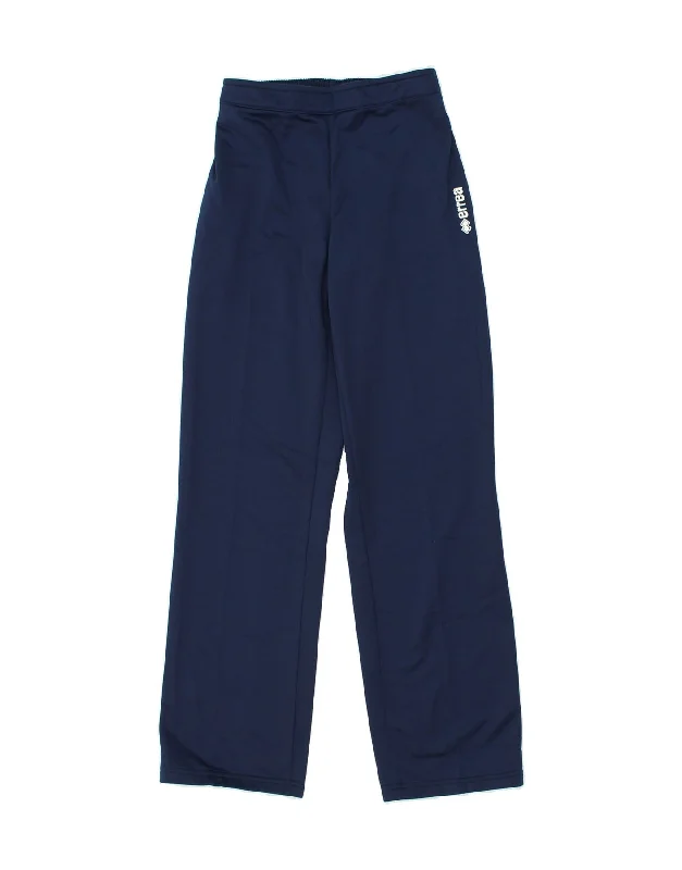 ERREA Womens Tracksuit Trousers IT 40 Small  Navy Blue Polyester