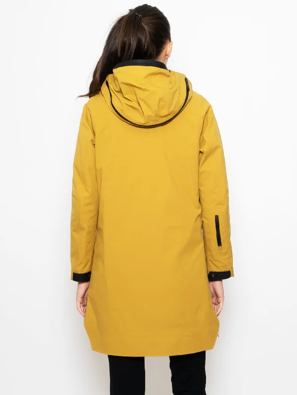 Parka Tre in Uno da Donna Planck Nero Giallo