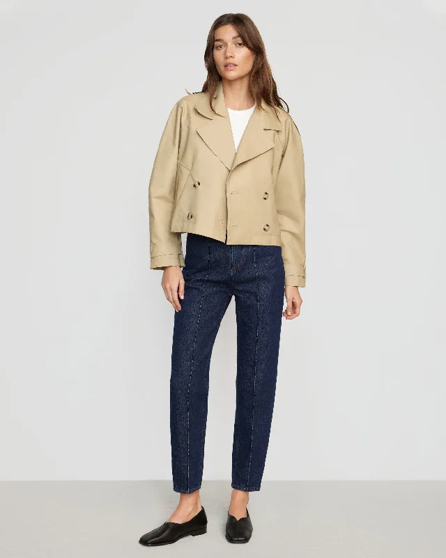 Luca Cropped Trench Jacket