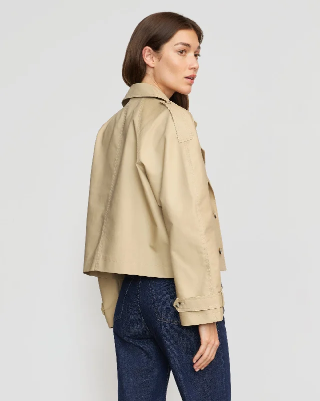 Luca Cropped Trench Jacket