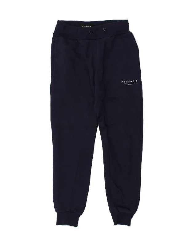 MCKENZIE Womens Tracksuit Trousers Joggers UK 14 Large Navy Blue