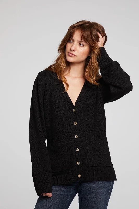 Presley Licorice Cardigan