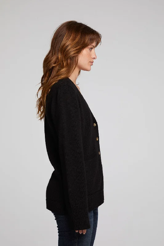 Presley Licorice Cardigan