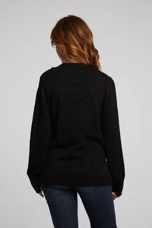 Presley Licorice Cardigan