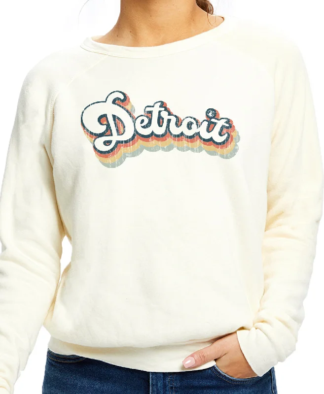 Retro Detroit - Raglan Crewneck