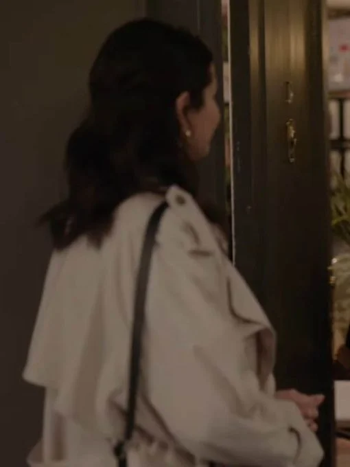 Selena Gomez Only Murders In the Building S03 White Trench Coat