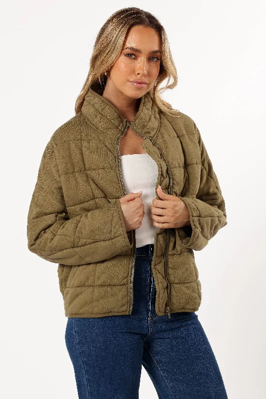 Sutton Jacket - Light Olive