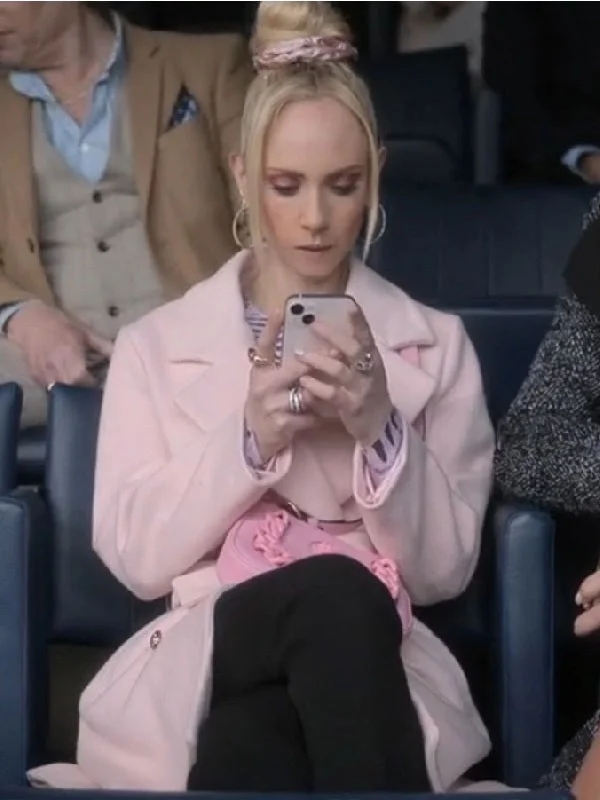 Ted Lasso Season 3 Juno Temple Pink Coat