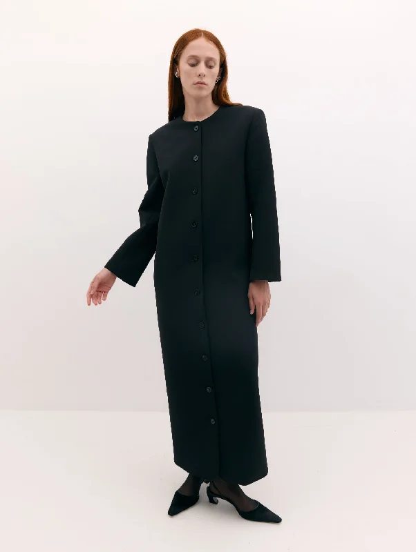 Tilmens Dress Coat in Black