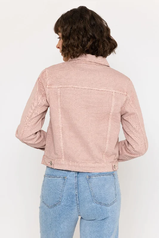 Valence Pink Denim Jacket