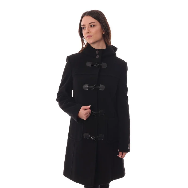 Women's Duffle Coat in Black