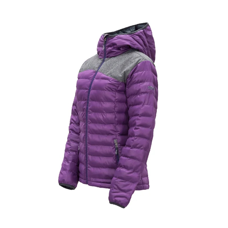 Women's Stretch Puffy Jacket - Purple Heart