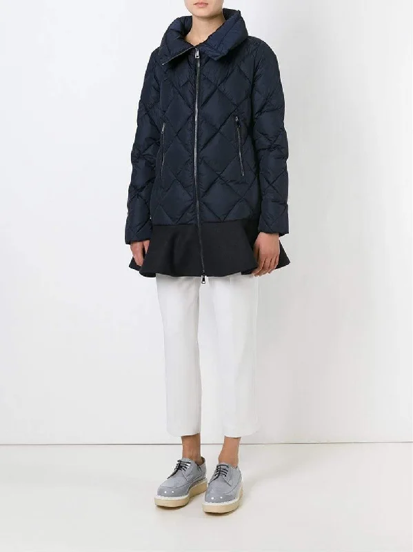 Wool Hem Puff Coat