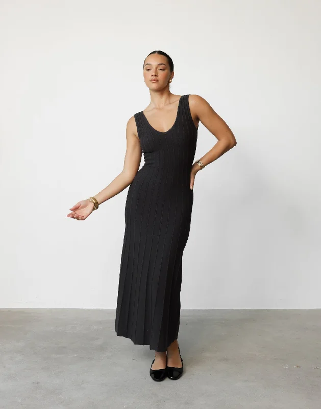 Aurelia Maxi Dress (Slate)