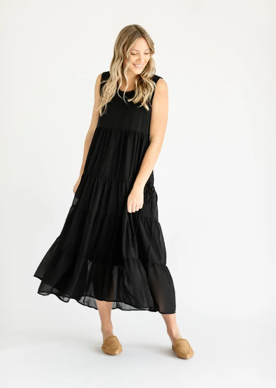 Esther Sleeveless Tiered Maxi Dress - FINAL SALE