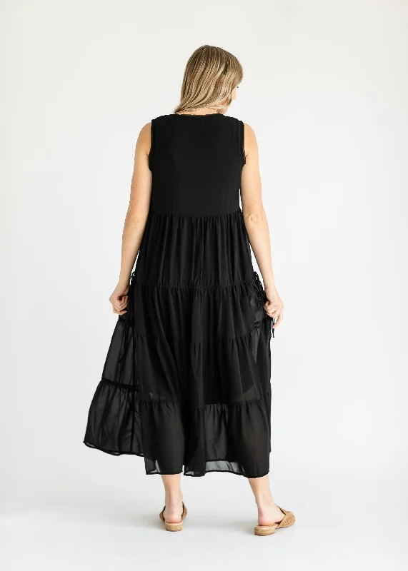 Esther Sleeveless Tiered Maxi Dress - FINAL SALE