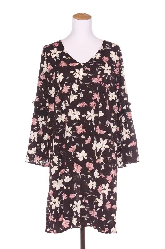 MOLLY BRACKEN - Floral print tie sleeve dress! 16