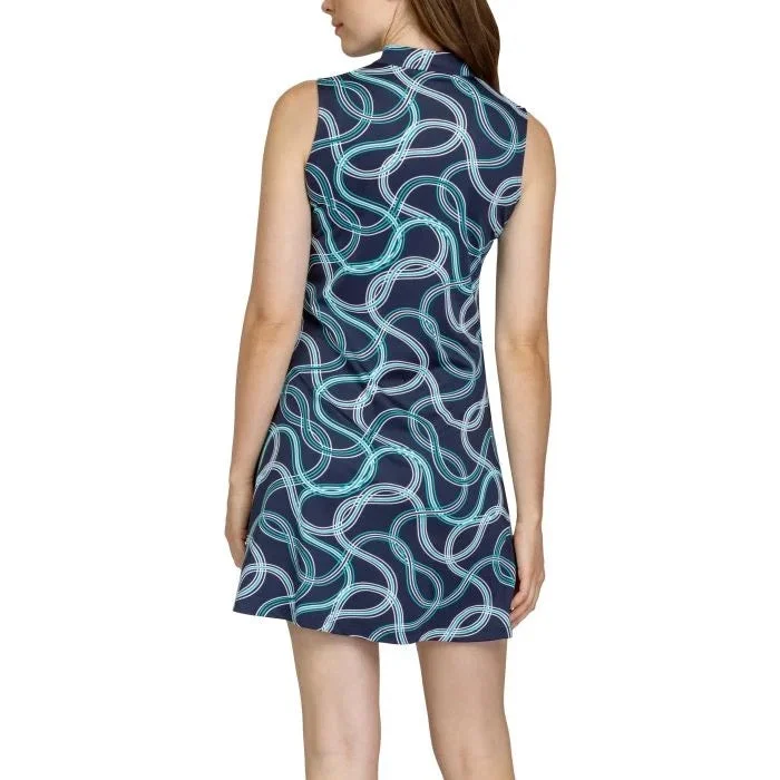 New Tail Activewear Renlow Sleeveless Golf Dress - Organic Waves MSP$117