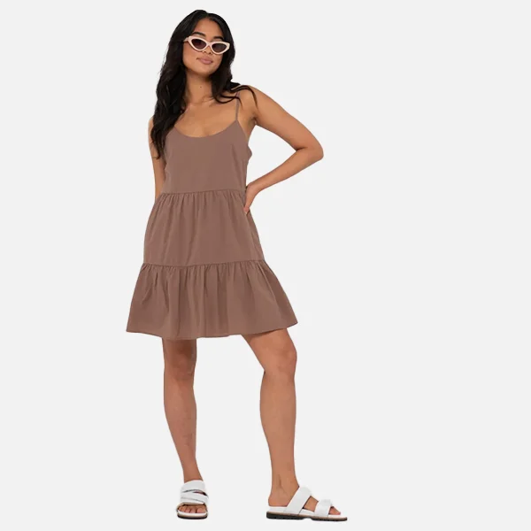 Rusty Heather Slip Dress - Cappuccino