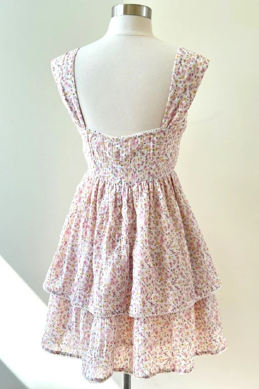 So Sweet Ruffle Tiered Mini Dress