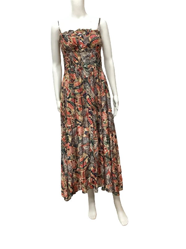 Ulla Johnson Dress Maxi Print Sleeveless Size S