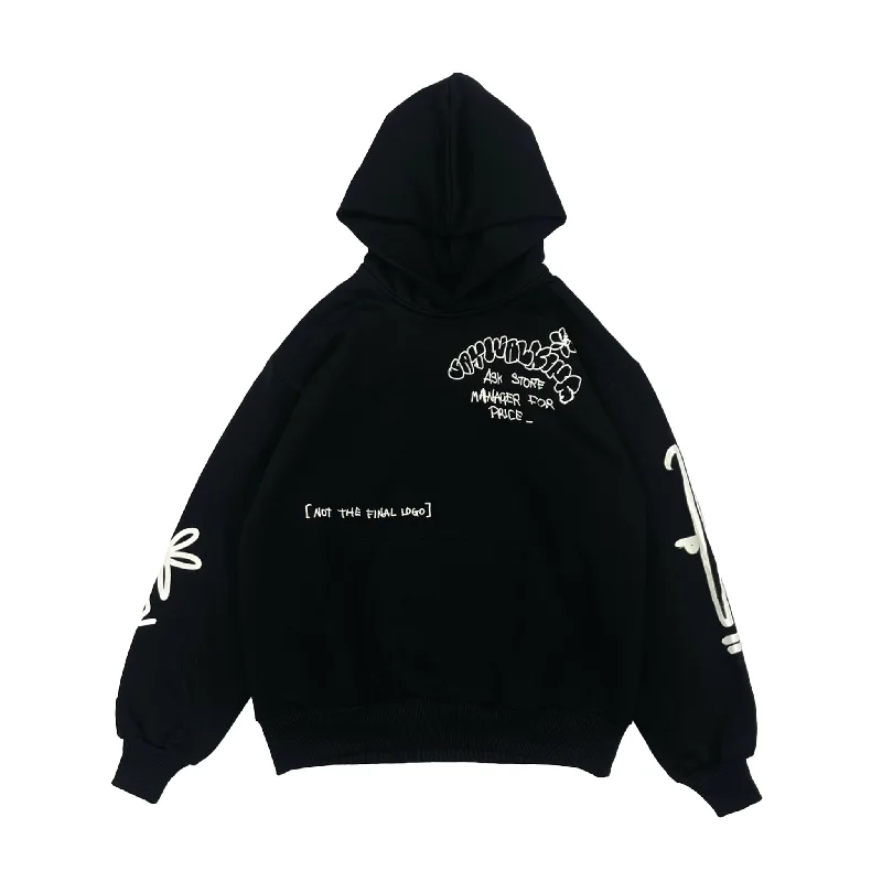 ART FACE 6.0 HOODIE IN BLACK [UNISEX]