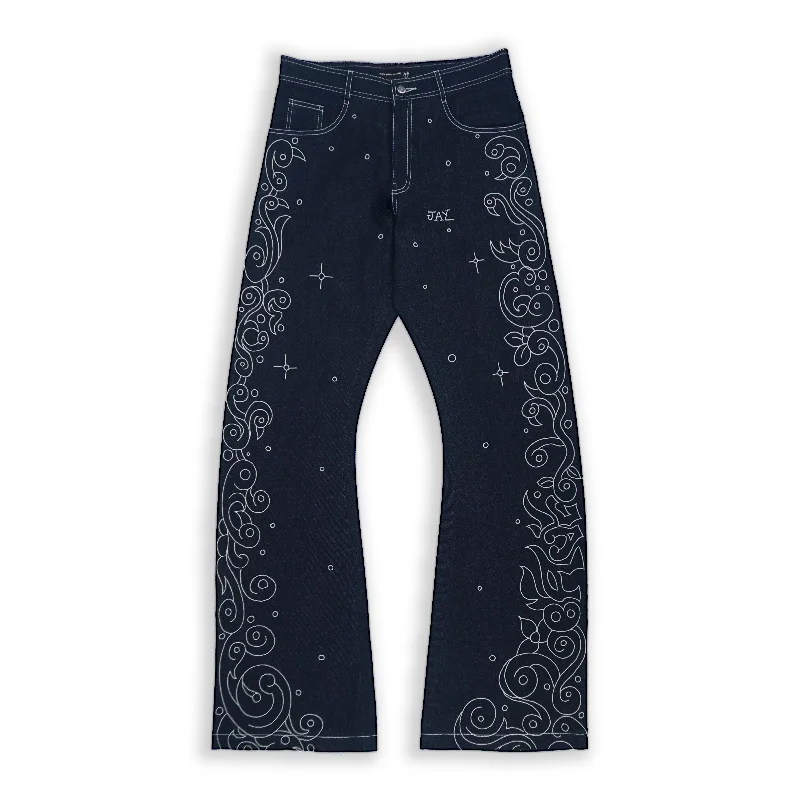 BARREL EMBROIDERED DENIM PANTS LTD. ED.