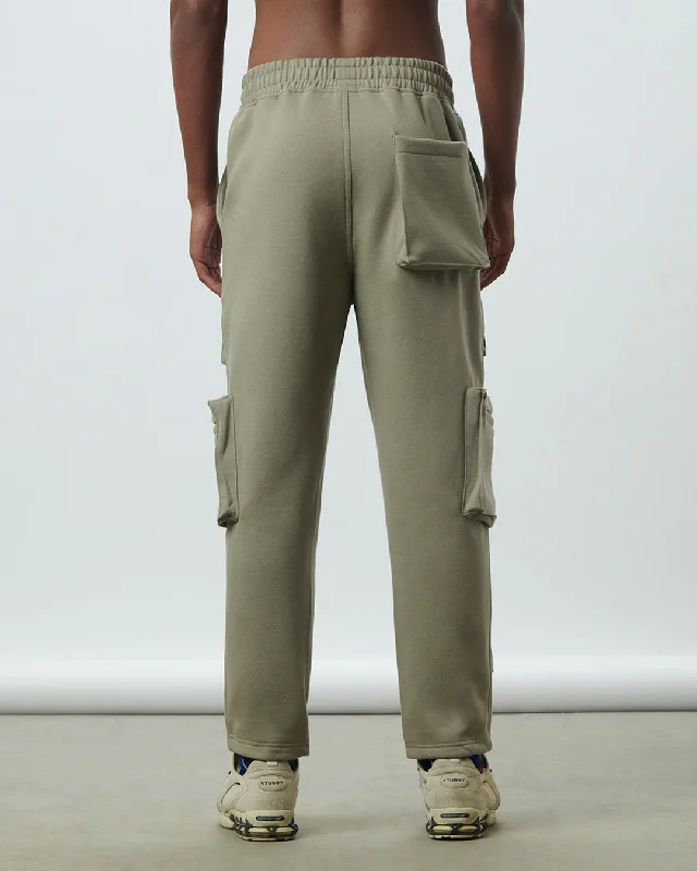 BOX UTILITY TRACKPANTS IN PISTACHIO [UNISEX]