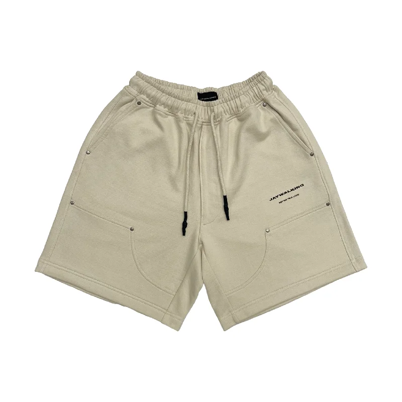 CARPENTER SHORTS IN OFF WHITE [UNISEX]