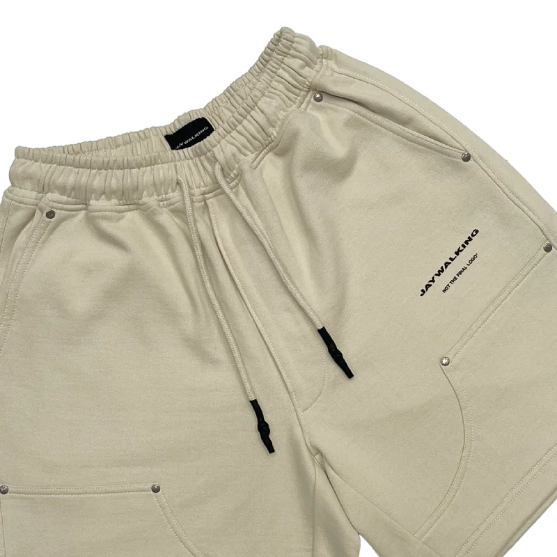 CARPENTER SHORTS IN OFF WHITE [UNISEX]