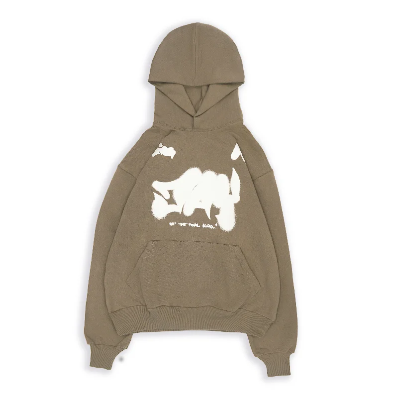 FLOWER POT HOODIE IN BROWN [UNISEX]