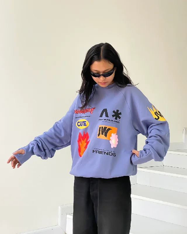 STICKERS SWEATSHIRT [UNISEX]