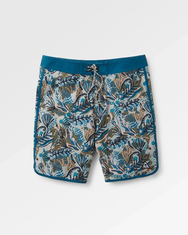 Breaks Recycled Boardshort - Abstract Seaweed Pistachio